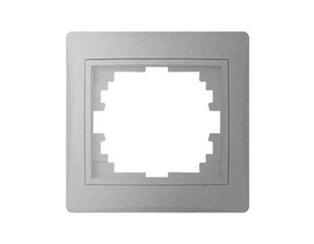 KANLUX DOMO Jednoduchý horizontální rámeček - stříbrná