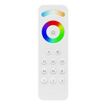 MC LED ZigBee ovladač - RGB+CCT, 3 zóny, bílý
