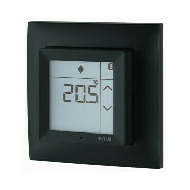 EATON 195247 CPAD-00/199 RF dotykový pokojový termostat 0-40°C s vlhkoměrem 10-95% teplo.vstup, komp