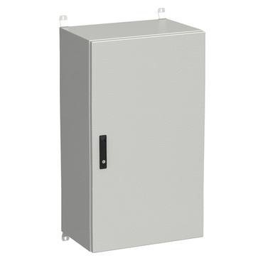 Rozvaděč nástěnný SOLARIX LC-20-24U-64-22-G, 19", 24U, 600x400 mm, plechové dveře, zámek, venkovní