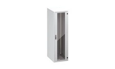 Rozvaděč stojanový CONTEG RI7-21-60/80-B, 19", 21U, 600x800mm, skleněné dveře, šedý