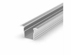 LED profil vestavný GREENLUX AL-PROFIL (F1) SR 1m, stříbrná