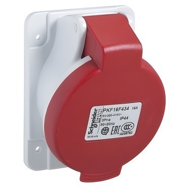 SCHN PKF16F434 Zásuvka vest.16A 3P+PE 380-415V IP44 50-60Hz