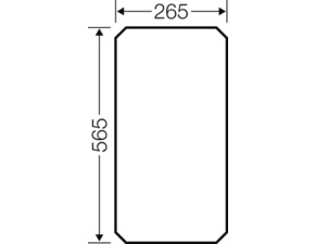 HEN Mi MP 4 Montážní deska pro rozvodnice velikosti 4,8, tloušťka 4mm