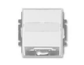 Kryt zásuvky ABB Element 5014E-A00100 01, bílá/ledová bílá, komunikační (pro nosnou masku)
