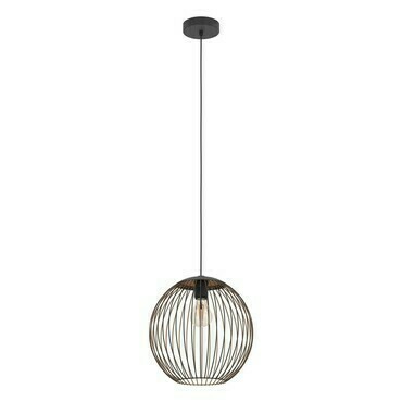 Závěsné svítidlo ALMANZORA černá O320 mm 1x60W EGLO