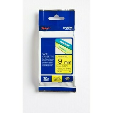 BROTHER  Páska 9  TZe-621 žlutá/černá