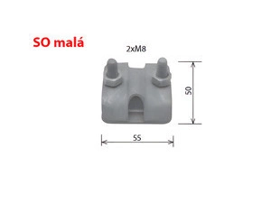 Svorka okapová KOVO 23740 SO malá, nerez