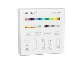 Ovladač bezdrátový na zeď GREENLUX Mi-Light SURFACE PANEL RF 2.4G 4 ZONES RGB CCT (25-4004-00)