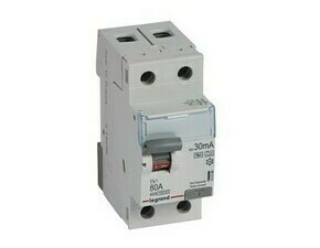 Chránič dvoupolový LEGRAND 411598 TX3 CHRÁN. 2P 80A 30MA F