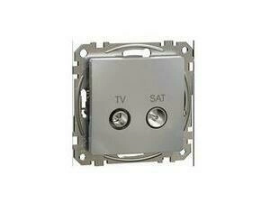 SCHN SDD113471S Sedna D/E - TV SAT zásuvka koncová 4dB, Aluminium