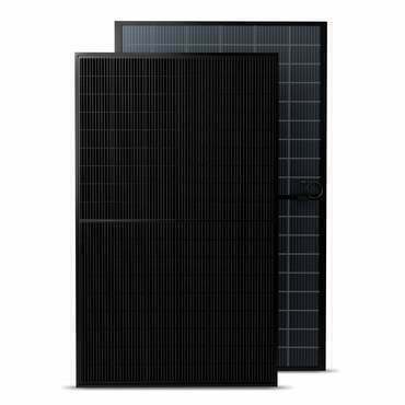 FV panel bifaciální Leapton 500Wp celočerný 30mm, dvojté sklo LP182*210-M-54-NB