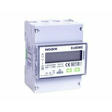 NOARK 107295 Ex9EMS 3P 4M 100A 2T Smart Elektroměr 3-polový, 4-modulový, 100 A, 2-tarifní, LCD displ