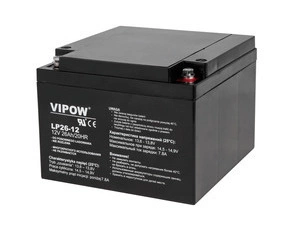Baterie olověná VIPOW BAT0270, 12V, 26Ah