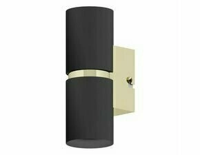 Svítidlo nástěnné EGLO WL 2 GU10 O60 SCHWARZ GOLD PASSA