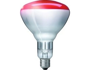 Žárovka Infračervená Philips BR125 IR 150W E27 230-250V Red
