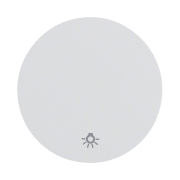 HAG 16202079 Kolébka s potiskem - světlo, Berker R.1/R.3, bílá, lesk