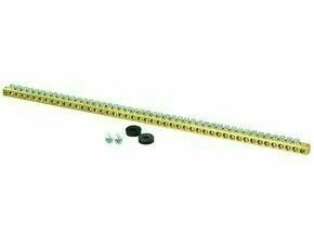 Svorkový blok OEZ:44478 PD-RB-SB82, pro PE, 80 x 16 mm2, 2x 25 mm2, samolepící popisovací páska PE