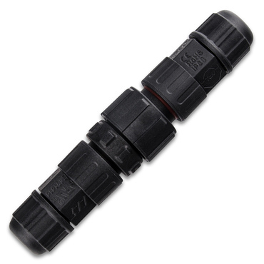 MC LED Konektor vidlice + zásuvka, IP67, pájecí, M16, 3piny
