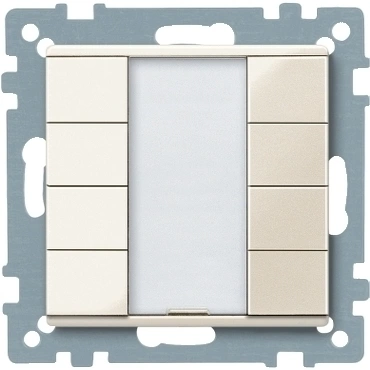 SCHN MTN617444 KNX tlač. panel 4-násobný plus, White, System M RP 0,07kč/ks