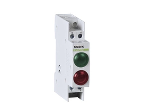 NOARK 102459 Ex9PD2gr 6.3V AC/DC Světelné návěstí, 6,3V AC/DC, 1 zelená LED a 1 červená  LED