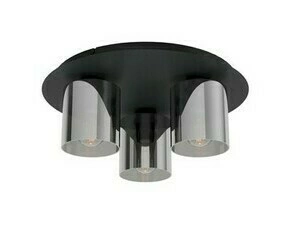 Svítidlo stropní EGLO DL 3 E27 SCHWARZ SW-TRANSP.GOROSIBA 1