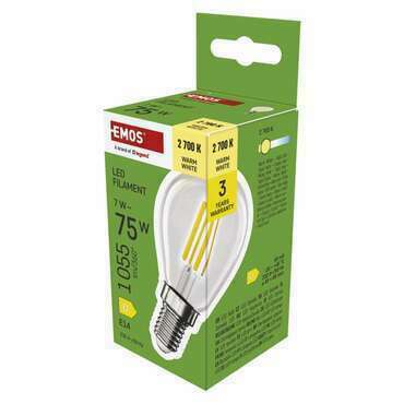 EMOS ZF1D52 LED FLM MINI GL 7W(75W) 1055lm E14 WW
