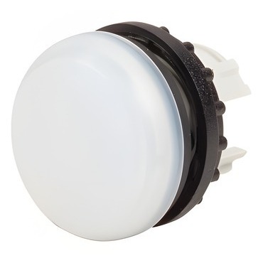 EATON 216771 M22-L-W Signálka, zapuštěná, IP67, kroužek titan, bílá