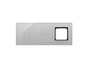 Kryt dot. ovl. SIMON 54 TOUCH DSTR3220/71, 2 ovl. SIMON 54 TOUCH 54 Touch, 2 dotyk.+2 dotyk.+1 dotyk
