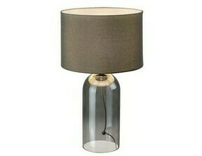 Stolní lampa Luxin kouřové sklo E14 1×40W RABALUX 74048
