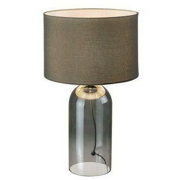 Stolní lampa Luxin kouřové sklo E14 1×40W RABALUX 74048