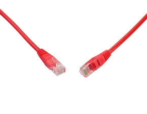 INTLK 28360209 C5E-155RD-2MB Patch kabel CAT5E UTP PVC 2m červený non-snag-proof C5E-155RD-2MB