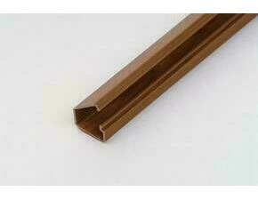 MALPRO 1032-8835 Lišta 12x7mm lepící, imitace dřeva tmavá, fólie
