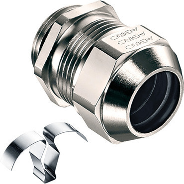 SCHM AG-1083.63 Kabelová vývodka EMC easyConnect, s kontaktní pružinou, mosazná, závit M63 x 1,5, pr