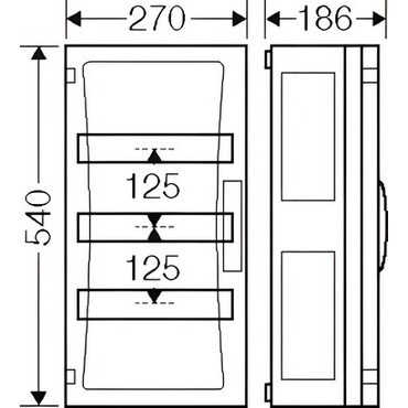 HEN FP 1316 Jističová skříň