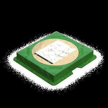 Kazeta plastová SIMON G301C, do potěru ke krabici podlahové Simon KF (KF300C/1),