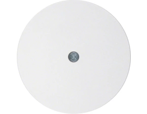 HAG 10192089 Centrální díl pro kabelový vývod a telefonní vývod, Berker R.1/R.3/R.classic, bílá, les