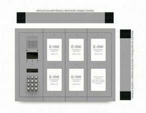 CZPHONE 4004091032 S elektronickým papírem (E-INK) FlatLine: SVĚTLE ŠEDÁ - DUO Standard: klávesnice