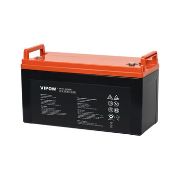 Baterie olověná VIPOW BAT0418, 12V, 120Ah