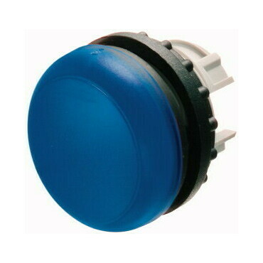 EATON 216775 M22-L-B Signálka, zapuštěná, IP67, kroužek titan, modrá
