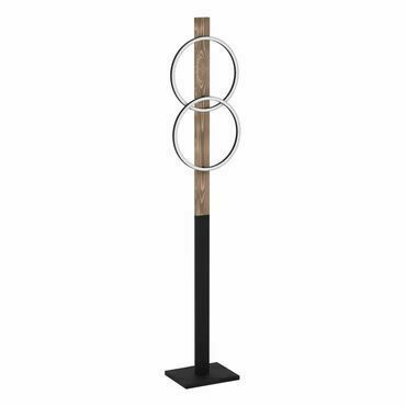 Lampa stojací EGLO LED-STL 2 SCHWARZ HOLZ BOYAL