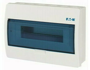 EATON 280347 BC-O-1/12-ECO Rozvodnice NA omítku, průhledné plast. dveře, 1 řada, 12 modulů