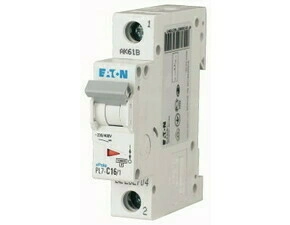 EATON 165064 PL7-C5/1 Jistič PL7, char C, 1-pólový, Icn=10kA, In=5A