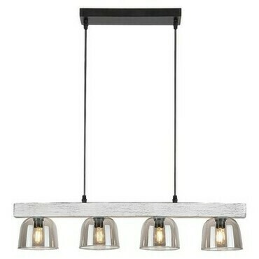 Závěsné svítidlo Cardamom stříbrný dub E14 4×40W RABALUX 3120
