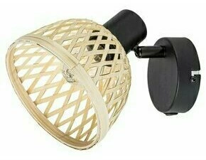 Svítidlo RABALUX 3133 RATTAN matná černá E14 1xMAX 40W