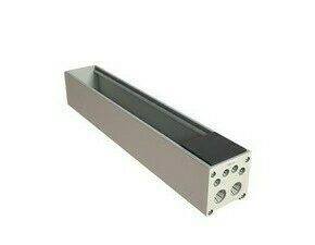 Základna hliníková SIMON KFC206/14, Ofiblok Compact, 6M K45, kryt, graf. zásl., hliník/šedá grafit