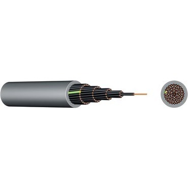 Kabel ovládací YSLY-JZ  03x0,75 GR měděný