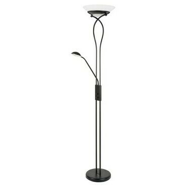 Stojací lampa Gamma Trend matná černá E27 2×15W RABALUX 4554