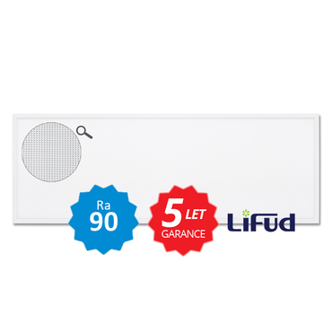 LED panel ECOPLANET ZEUS 45W, 4600lm, 4000K, IP20, bílá (LED-GPL44/B-45/UGR/RA/BI)