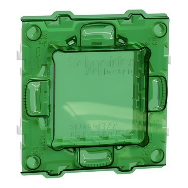 SCHN NU7002PC Unica - Montážní rámeček Zamak, plastový + ochranný kryt